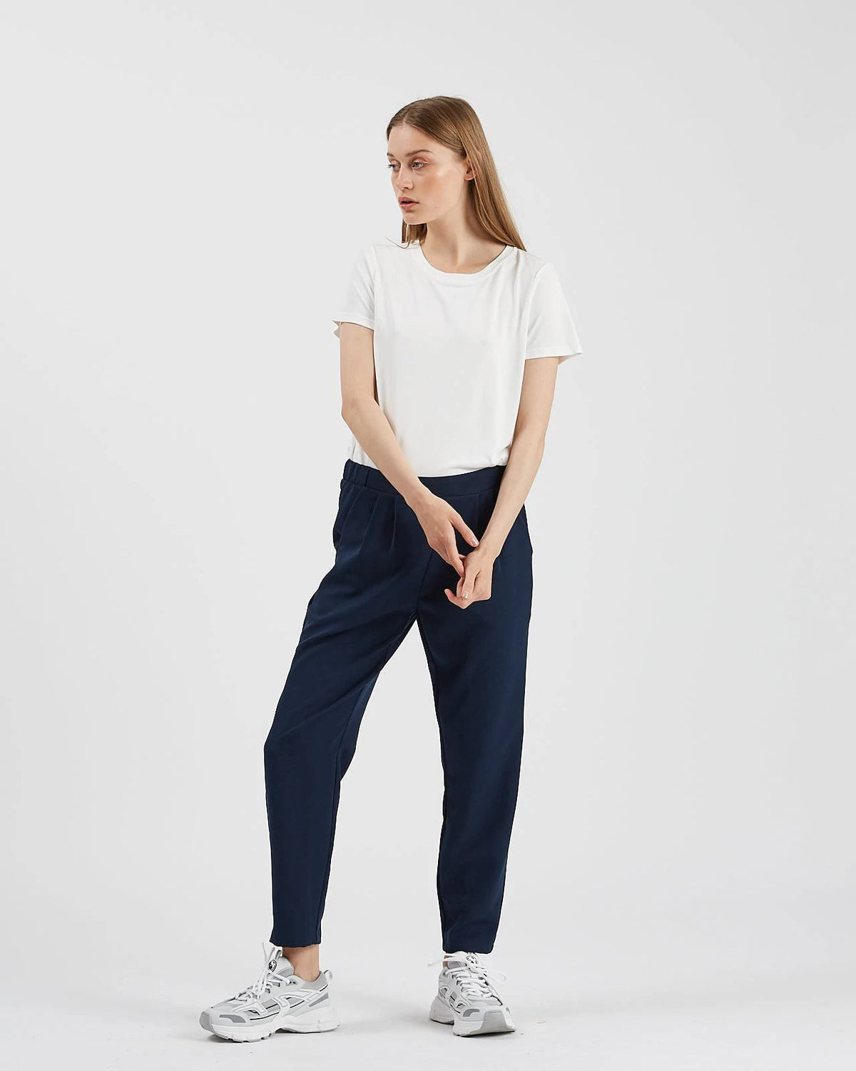 Minimum - Sofja 1848 Dressed Pants #Color_Navy Blazer