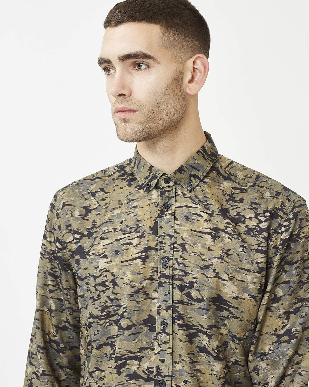 Minimum - Walther 7338 Long Sleeved Shirt #Color_Dark Olive