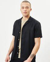 Minimum - Emanuel 6987 Short Sleeved Shirt #Color_Dark Saphire