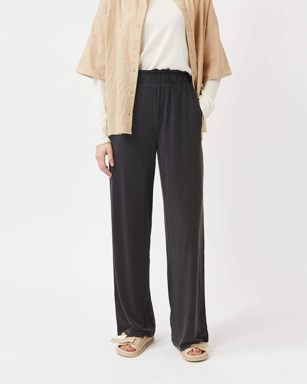 Minimum - Ardat 0281 Casual Pants #Color_Black