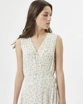 Minimum - Elica 7458 Midi Dress #Color_Broken White