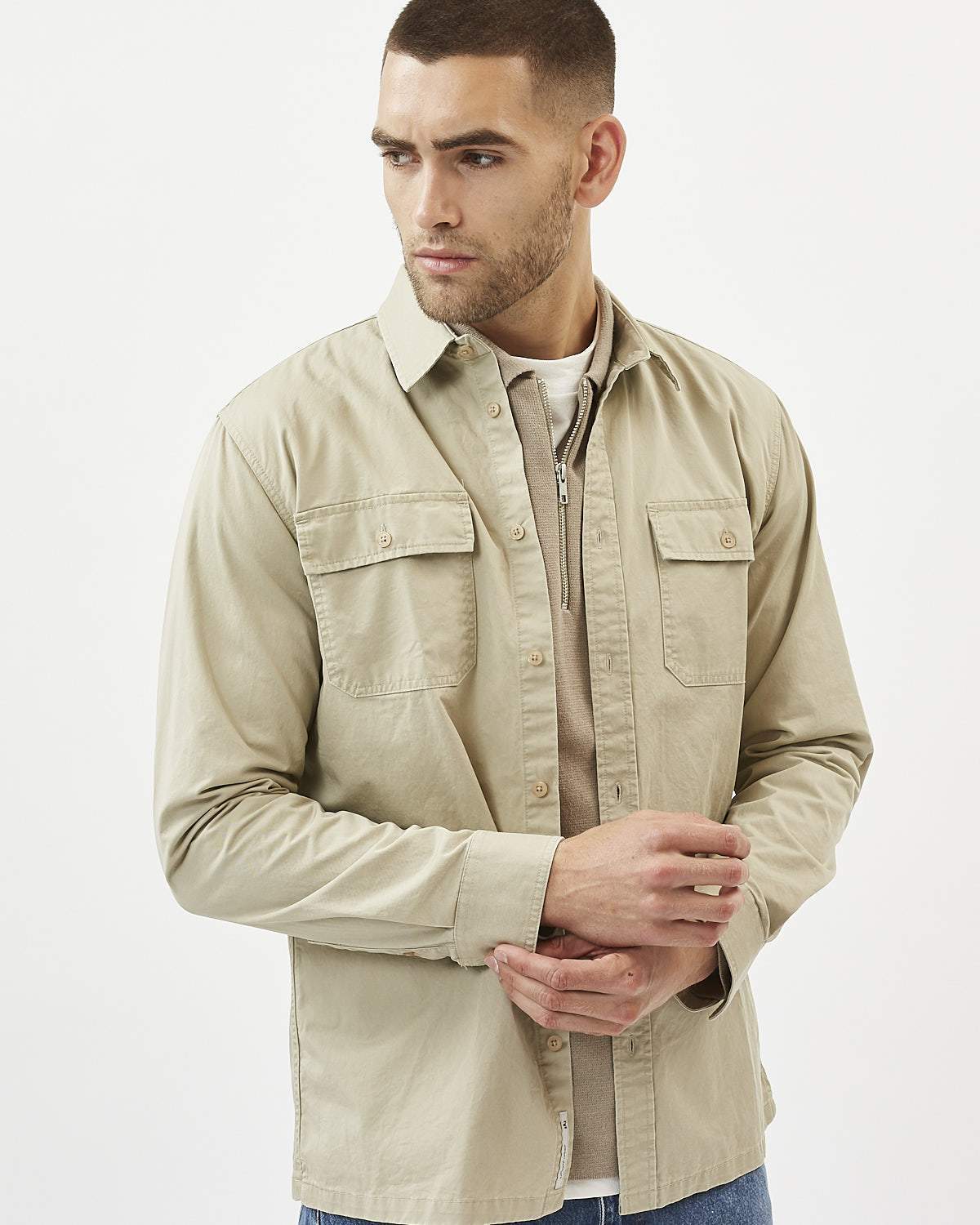 Minimum - Talbo 8008 Overshirt #Color_Seneca Rock