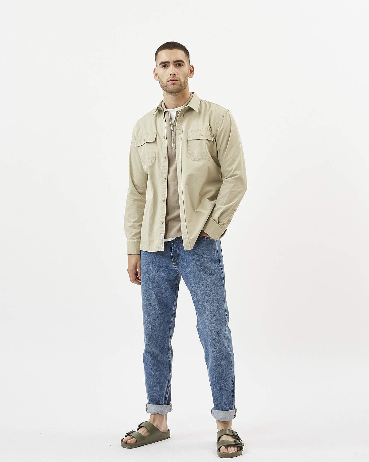 Minimum - Talbo 8008 Overshirt #Color_Seneca Rock