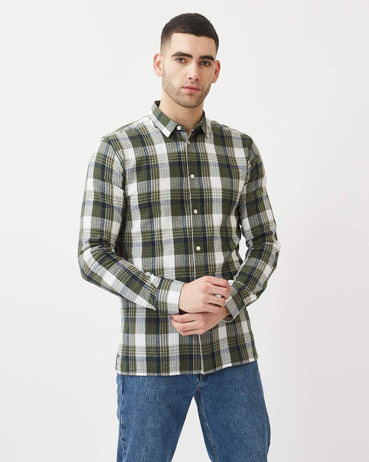 Minimum - Keen 7485 Long Sleeved Shirt #Color_Rosin