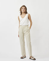 Minimum - Kathaline 8071 Casual Pants #Color_Khaki Green