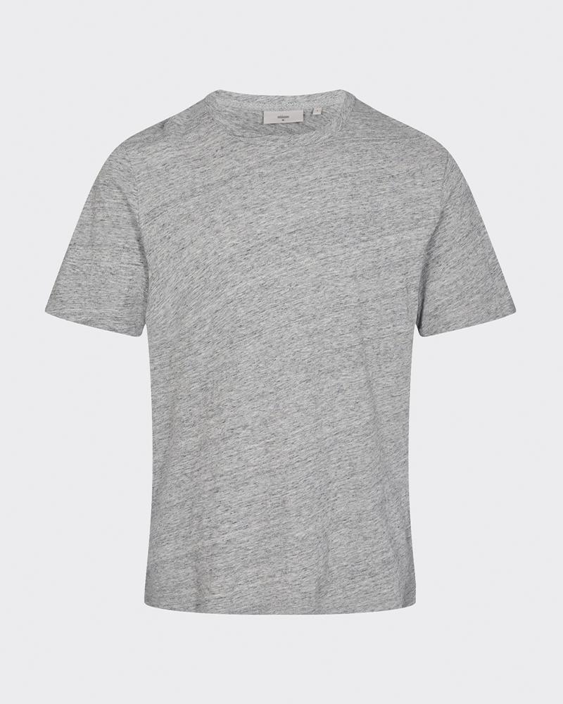 Minimum - Delta 0222 Short Sleeved T-Shirt #Color_Light Grey