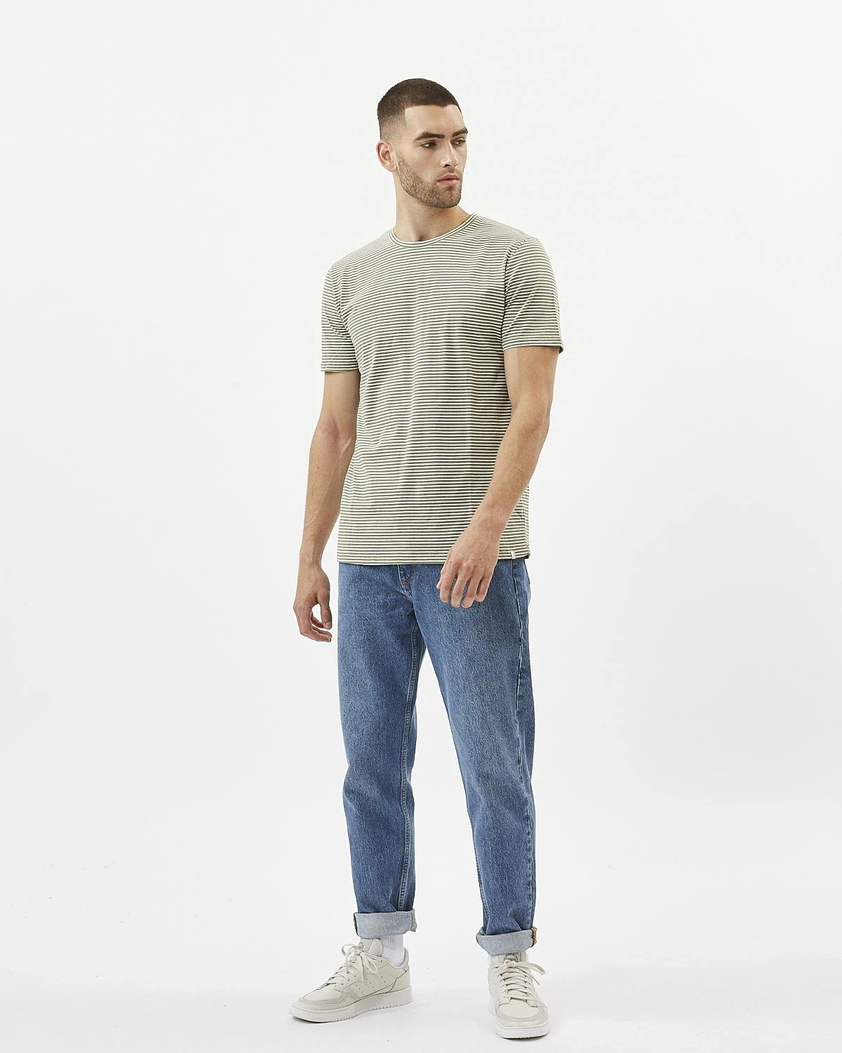 Minimum - Luka 3254 Short Sleeved T-Shirt #Color_Olivine