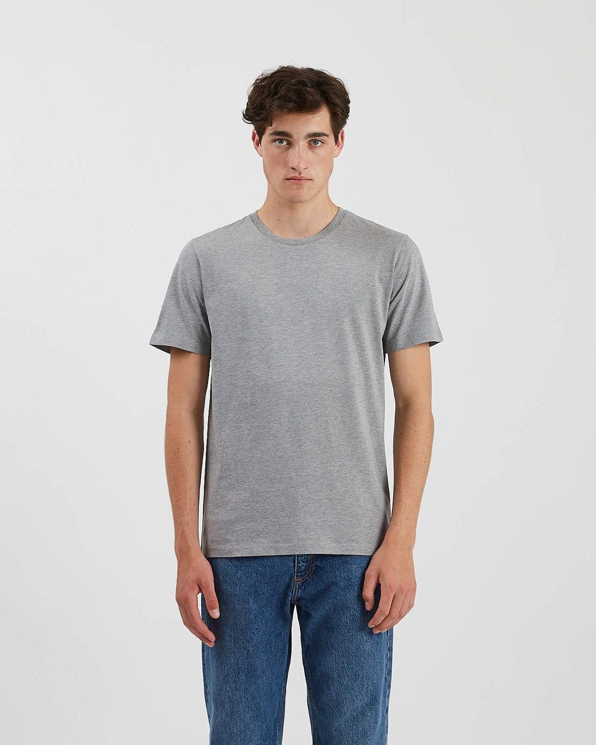 Minimum - Luka 7420 Short Sleeved T-Shirt #Color_Light Grey