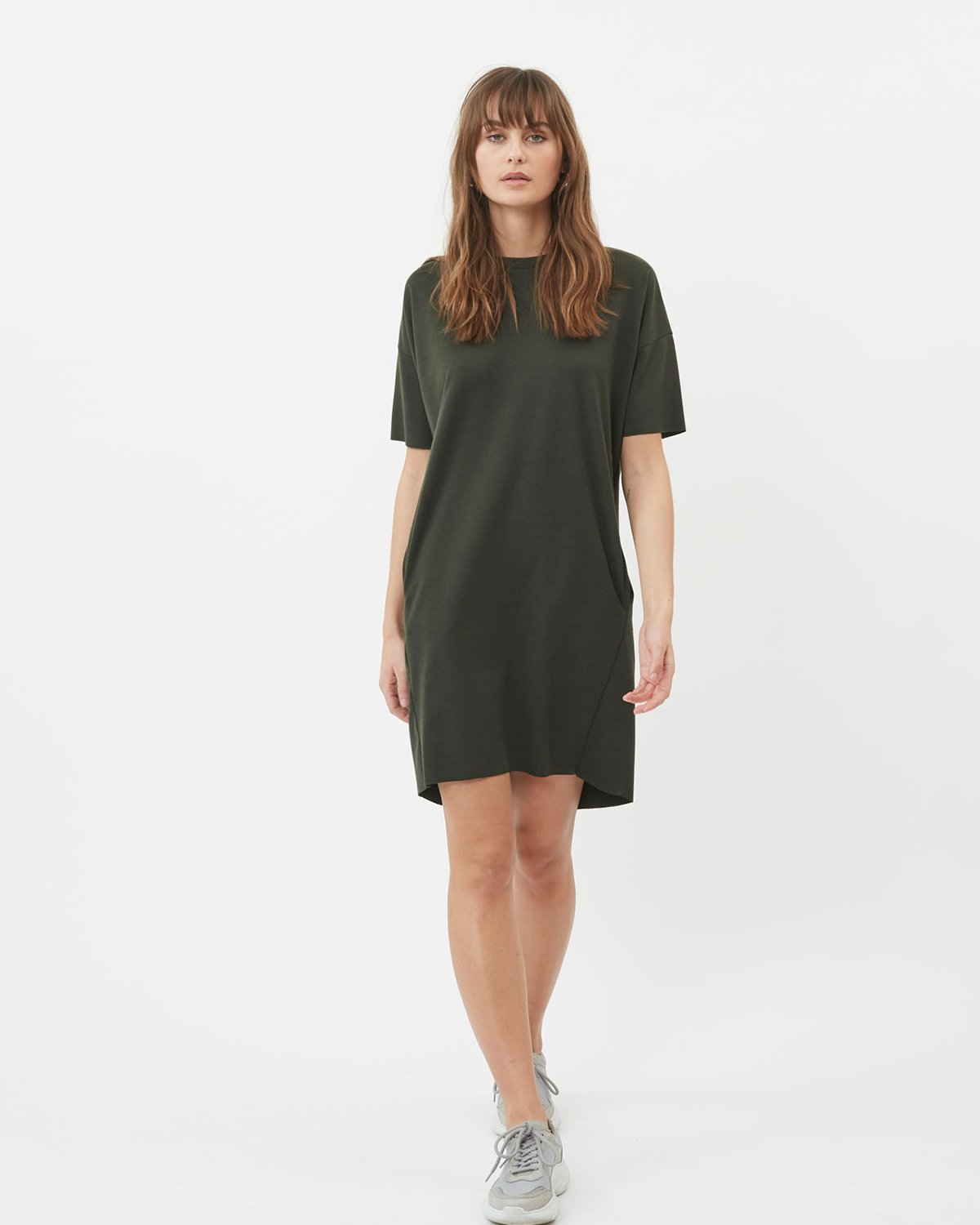 Minimum - Regitza 0265 Short Dress #Color_Racing Green
