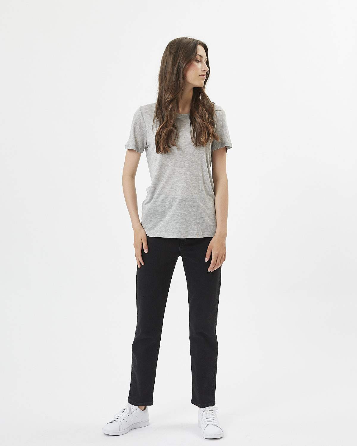 Minimum - Heidl 0263 Short Sleeved T-Shirt #Color_Light Grey
