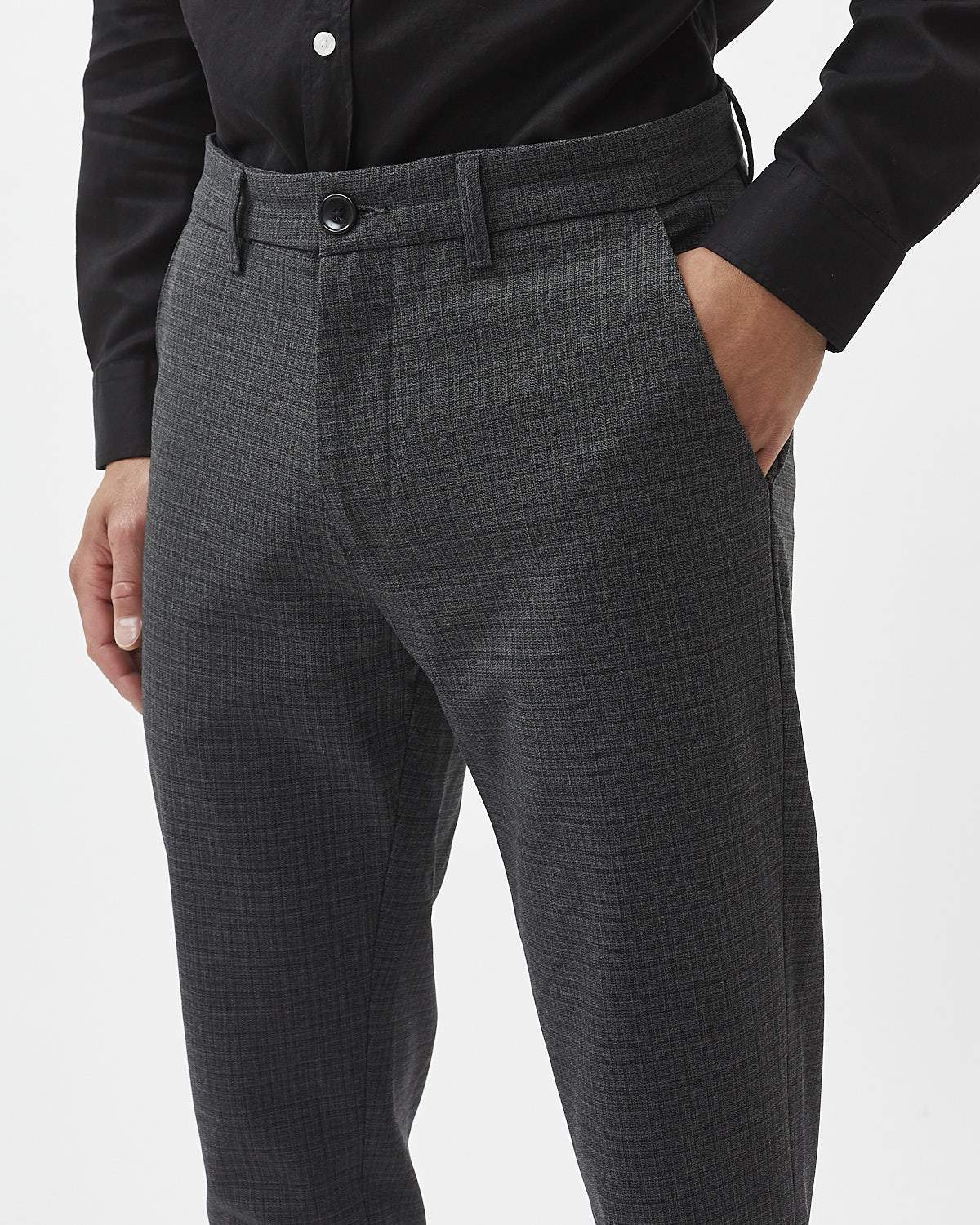 Minimum - Ugge 2.0 6964 Dressed Pants #Color_Dark Grey