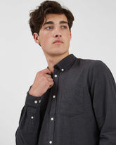 Minimum - Jay 2.0 0063 Long Sleeved Shirt #Color_Dark Grey