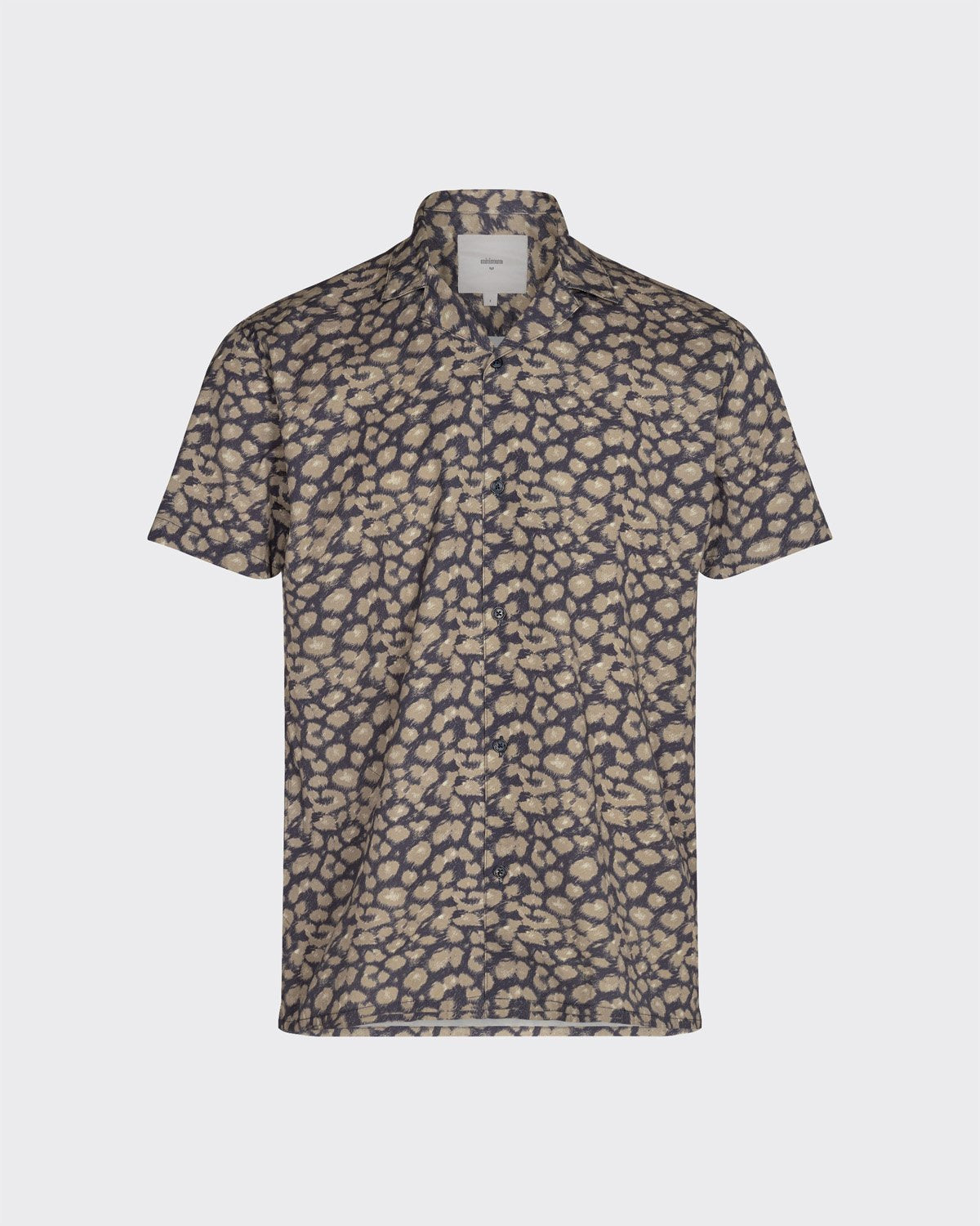 Minimum - Emanuel 9035 Short Sleeved Shirt #Color_Navy Blazer