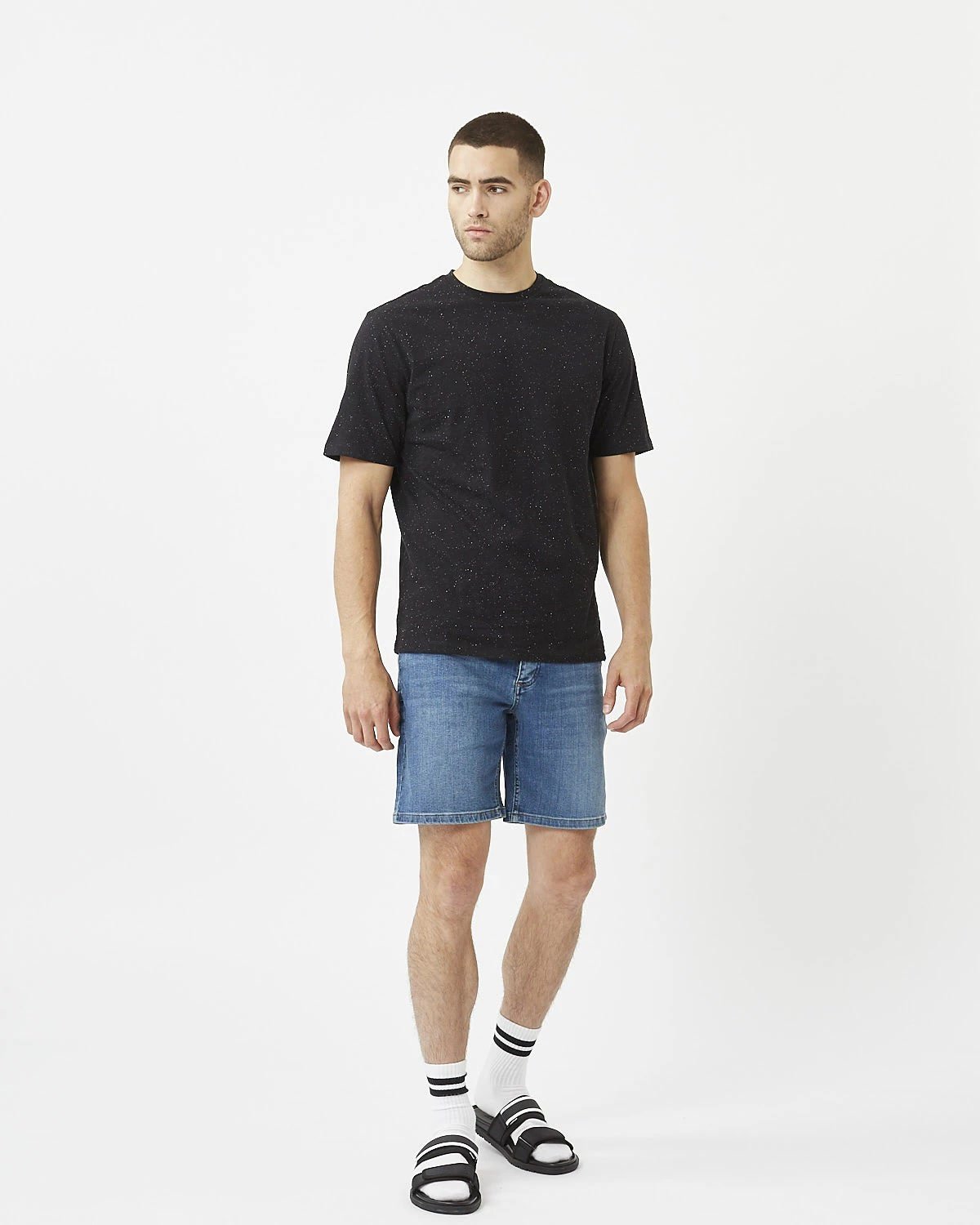 Minimum - Wilson 8036 Short Sleeved T-Shirt #Color_Black