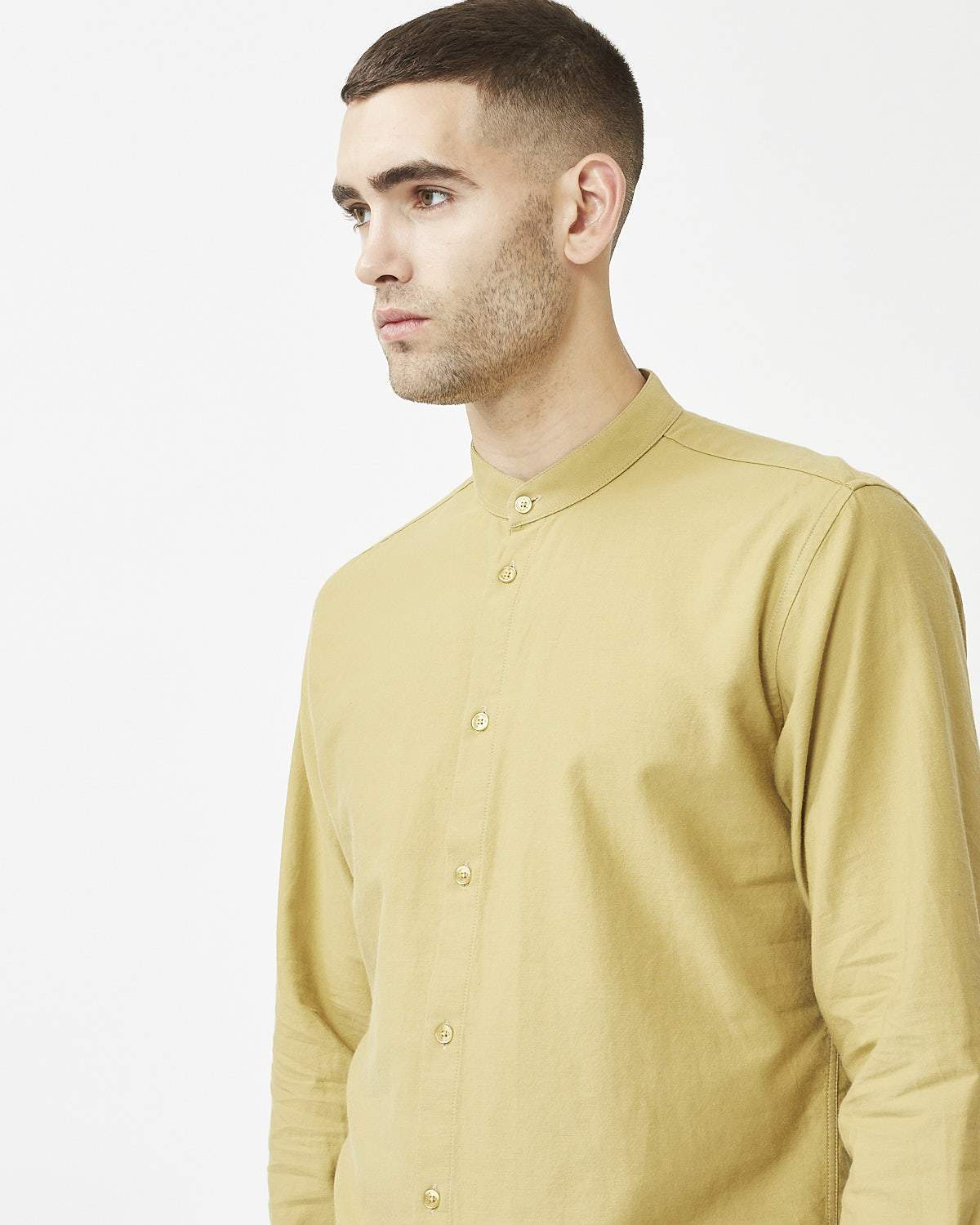Minimum - Anholt 8099 Long Sleeved Shirt #Color_Khaki
