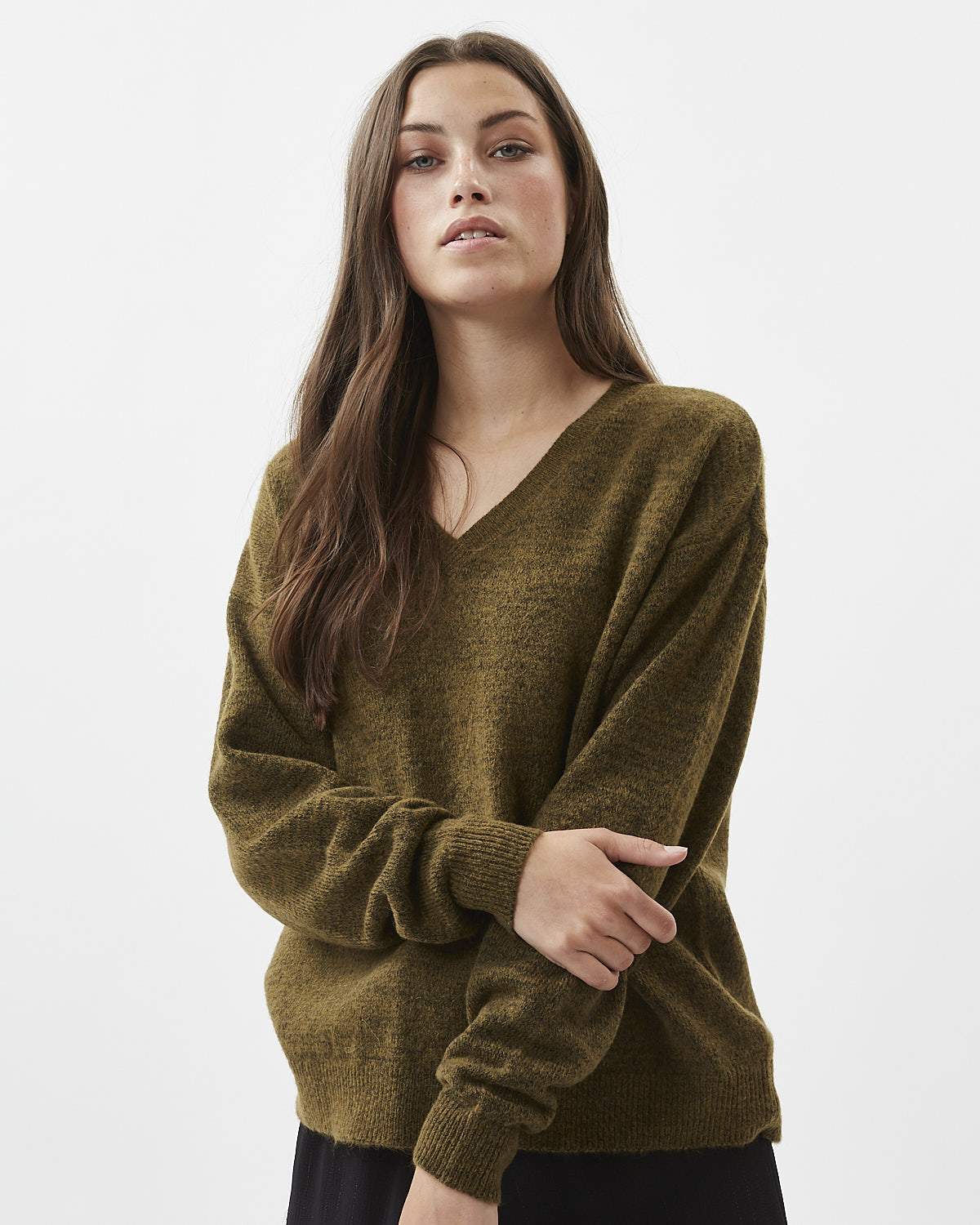 Minimum - Annalotte 7263 Pullover #Color_Dark Olive