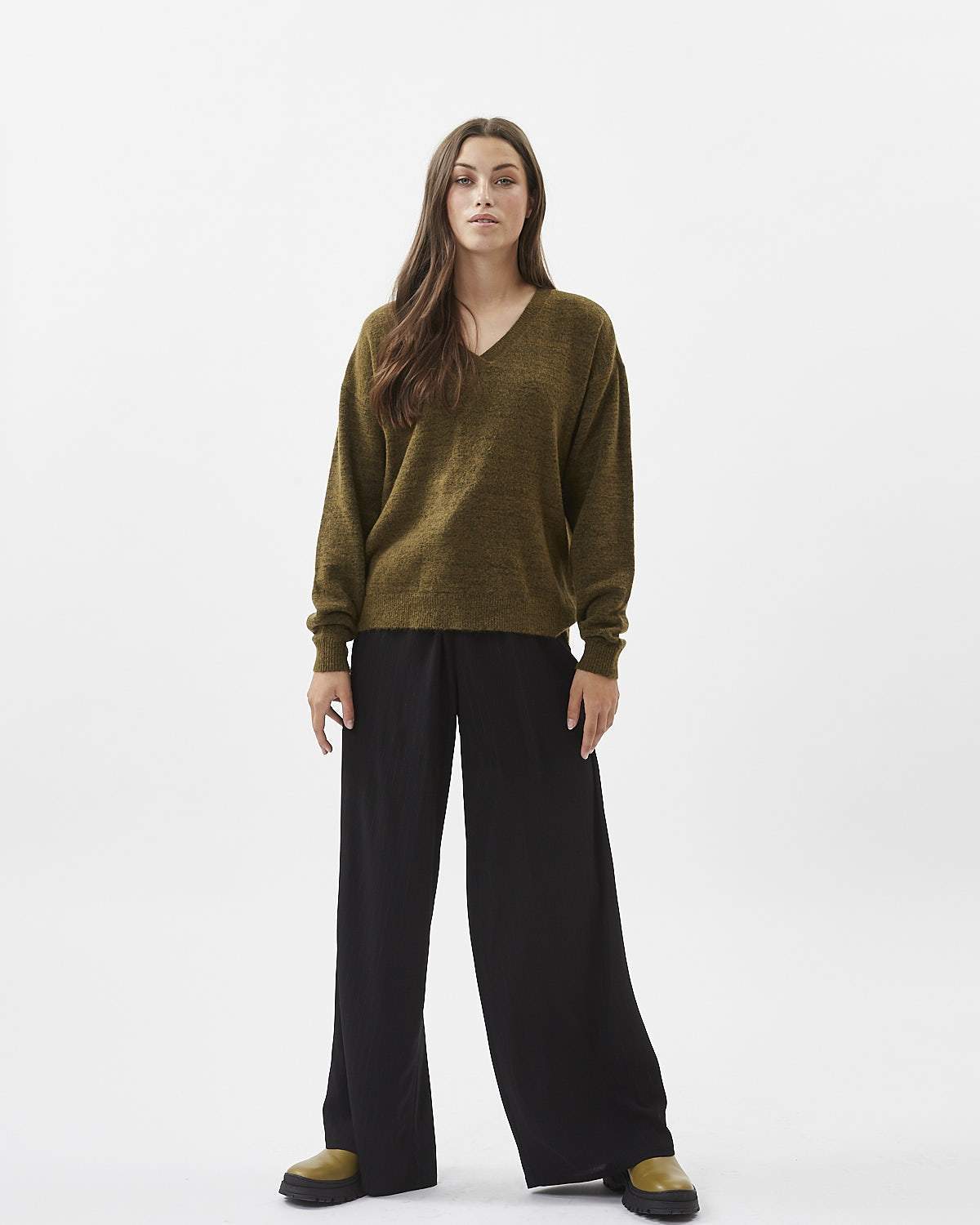 Minimum - Annalotte 7263 Pullover #Color_Dark Olive