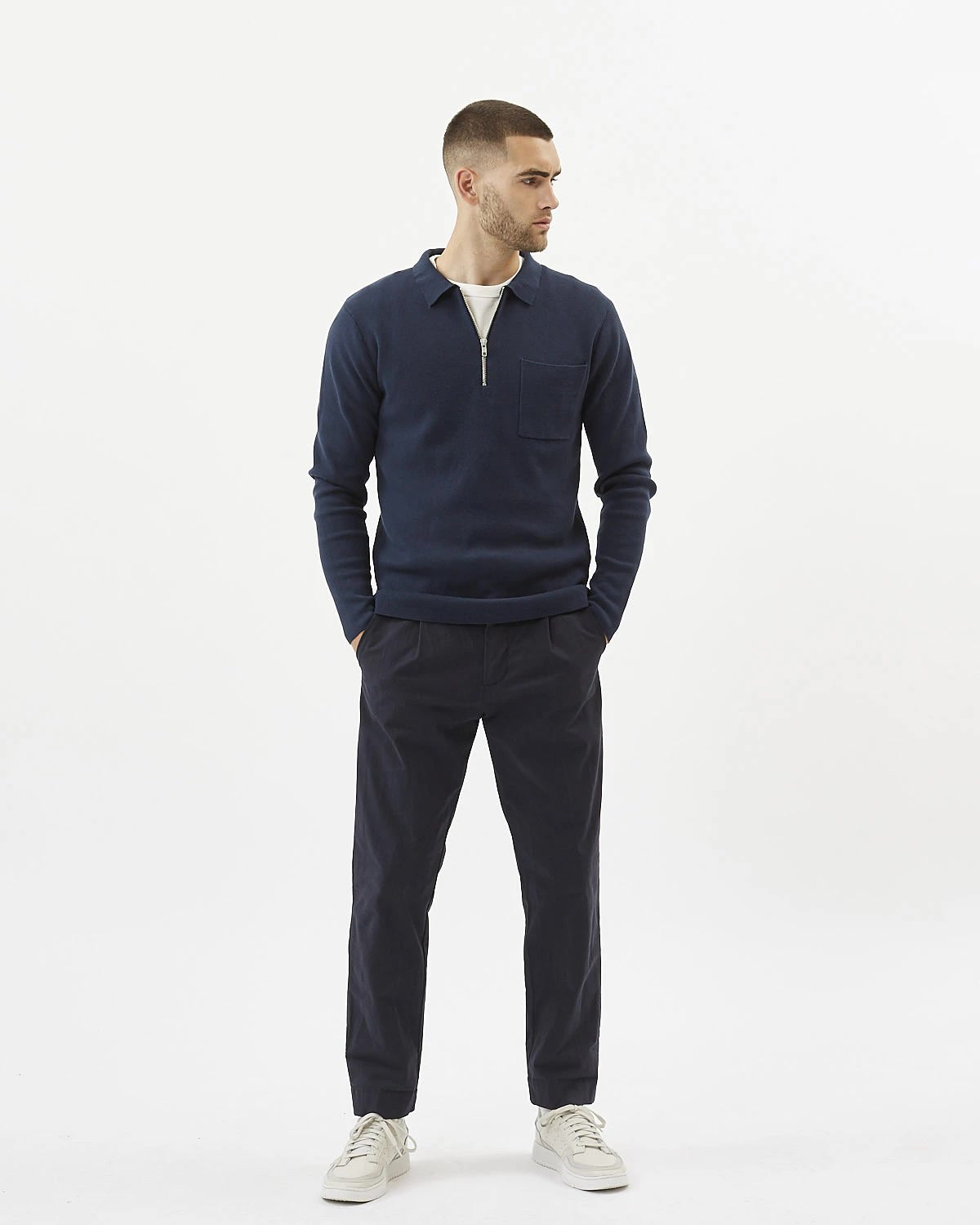 Minimum - Hoff 7414 Pullover #Color_Navy Blazer