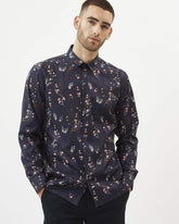 Minimum - Keen 8090 Long Sleeved Shirt #Color_Navy Blazer