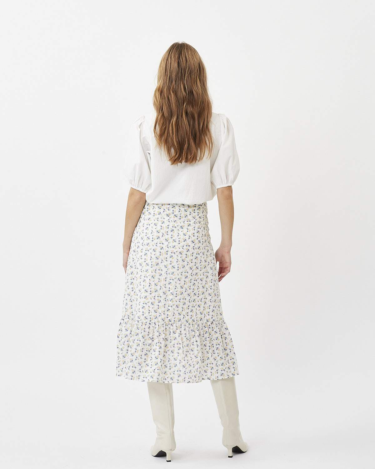 Minimum - Edithy 8068 Midi Skirts #Color_Broken White