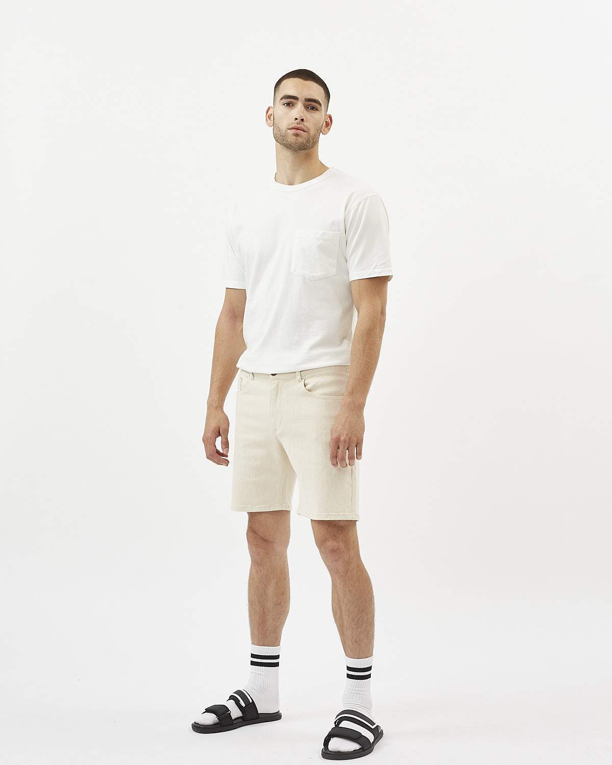 Minimum - Samden 8018 Shorts #Color_Broken White