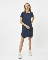 Minimum - Larah 0281 Short Dress #Color_Navy Blazer